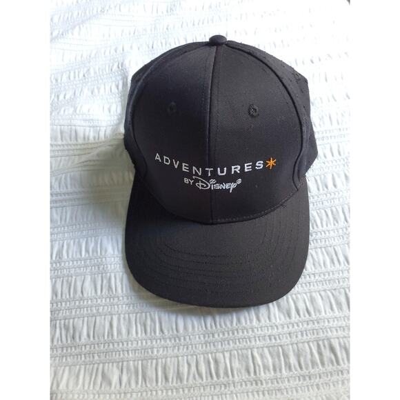Adventures By Disney Black Baseball Cap Hat Adjustable New - Picture 1 of 6